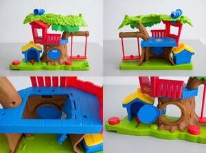 Fisher Price Little People Swing & Share Treehouse Playset Interactive Doghouse